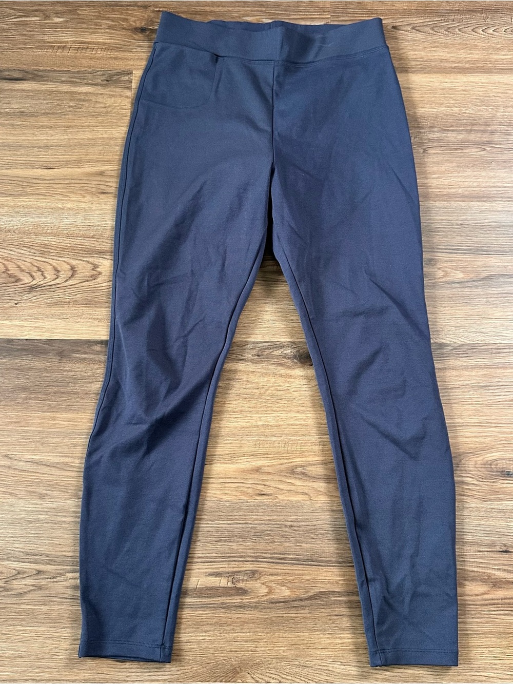 American Giant No BS Pant Black Pull On Ponte Knit Structured Leggings Size 10